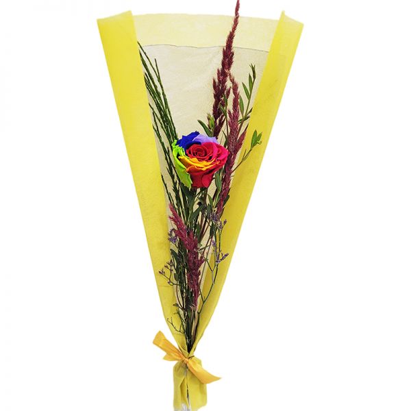 Rosen Rainbow - Infinity Rose als Geschenk - Haltbare Rosen
